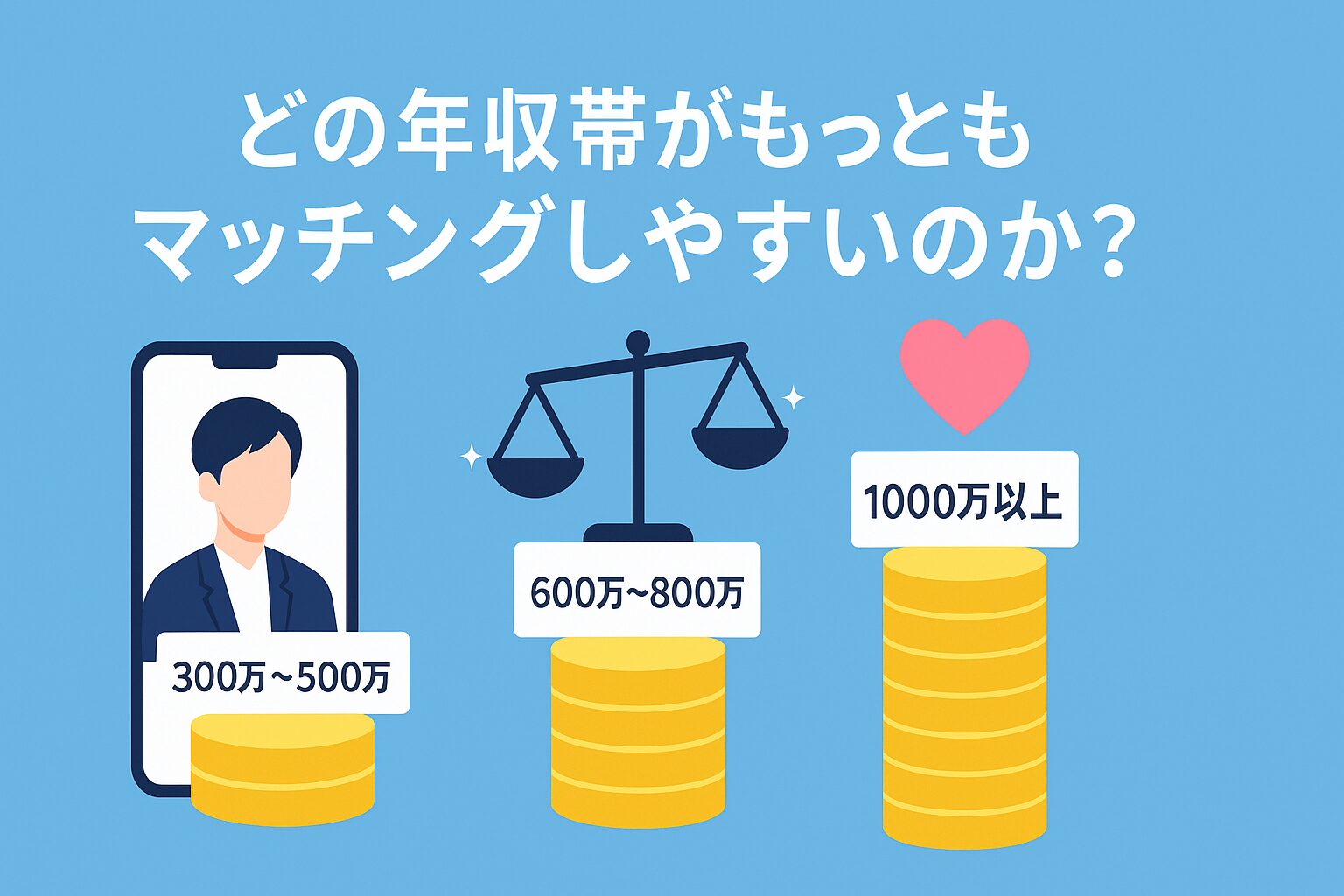 マッチングアプリで年収は重要？男性のマッチング率と本音を徹底解説 | マッチングできない男 ・アラフィフがアプリの「嘘」を暴く攻略ログ